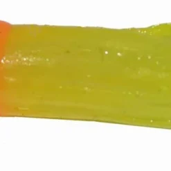 Big Bite Baits 1 1/2 Inch Crappie Tube -Daiwa Store 15CRTU 04 Orange Chartreuse
