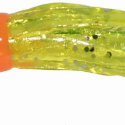 Big Bite Baits 1 1/2 Inch Crappie Tube -Daiwa Store 15CRTU 34 Orange Chartreuse Sparkle