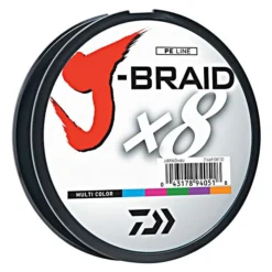 Daiwa J-Braid X8 Braided Line 165 Yards Multi-Color