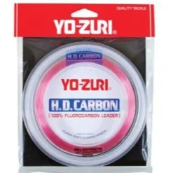 Yo-Zuri HD Carbon Disappearing Pink 100 Yards Fluorocarbon Leader