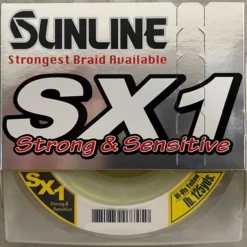 Sunline SX1 Braid High-Vis Yellow Leader 125 Yd -Daiwa Store 39740015149145