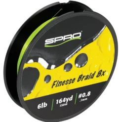 SPRO Finesse Braid 8x Lime Green 164 Yards -Daiwa Store 39781710200921