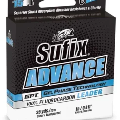 Sufix Advance Fluorocarbon Leader Wheel 25-yards