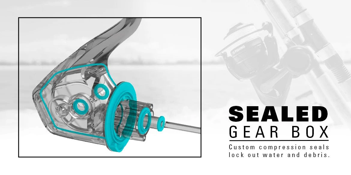 13 Fishing AL13 Saltwater Spinning Reel 13 13 Fishing AL13 Saltwater Spinning Reel - Image 11