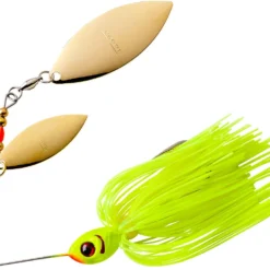 Booyah Double Willow Blade Spinnerbait -Daiwa Store BYBW12617 chartreuse