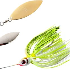 Booyah Double Willow Blade Spinnerbait -Daiwa Store BYBW38646 chartwhiteshad