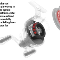 13 Fishing Black Betty FreeFall XL Ice Fishing Reel -Daiwa Store FreeFallXL CoreBalancedMagneticDropSpeedExperience01