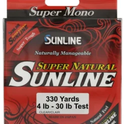 Sunline Super Natural Clear Monofilament 330 Yards