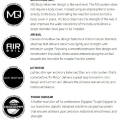 Daiwa Ballistic LT MQ Spinning Reels -Daiwa Store ballistic mq lt 5